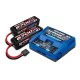Traxxas EZ-Peak Live Duo lader 200W  2890X 6700mAh 14.8V 4-cell 25C LiPo battery (2)