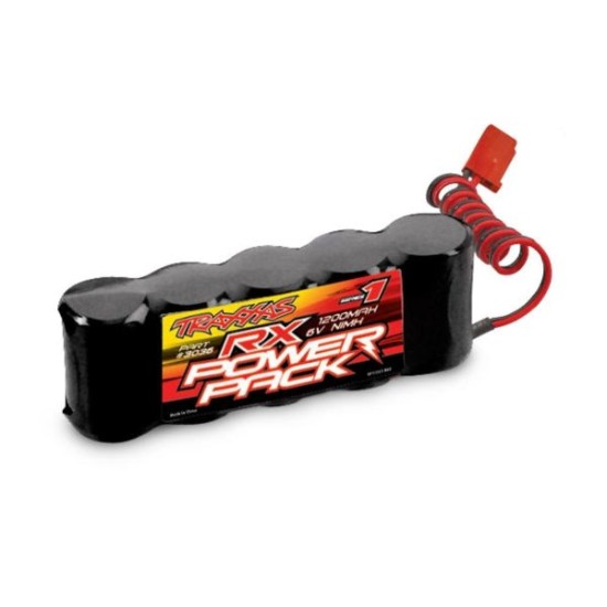 Battery, RX Power Pack (5-cell flat style, GP cells, NiMH, 1