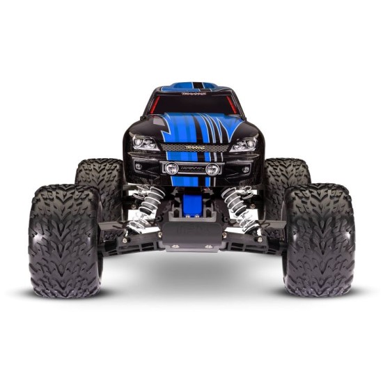 Stampede 1/10 Schaal Monster Truck met USB-c lader en 3000mah accu Blauw