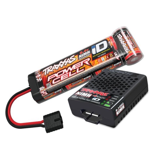 Stampede 1/10 Schaal Monster Truck met USB-c lader en 3000mah accu Rood