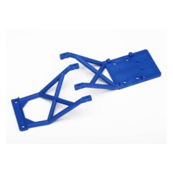 Skid plates, front & rear (blue)