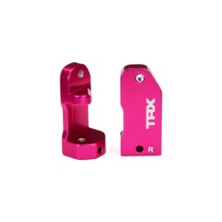 Caster blocks, 30-degree,PINK -anodized 6061-T6 aluminum (le Caster blocks, 30-degree,PINK -anodized 6061-T6 aluminum (le