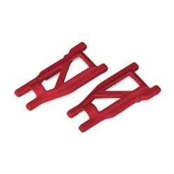 Suspension arms, red, front/rear (left & right) (2) (heavy duty, cold weather ma