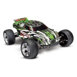 Traxxas Rustler RTR 2.4GHz met 12volt lader en accu (groen)