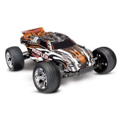 Traxxas Rustler RTR 2.4GHz met 12volt lader en accu (oranje)