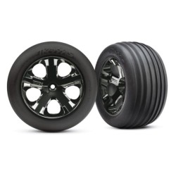 Tires & wheels, assembled, glued (2.8)(All-Star black chrome