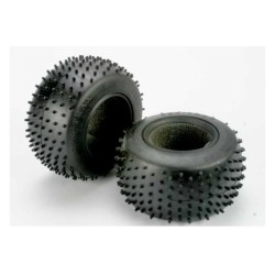 Tires, Pro-Trax spiked 2.2 (soft-compound)(rear) (2)/ foam i
