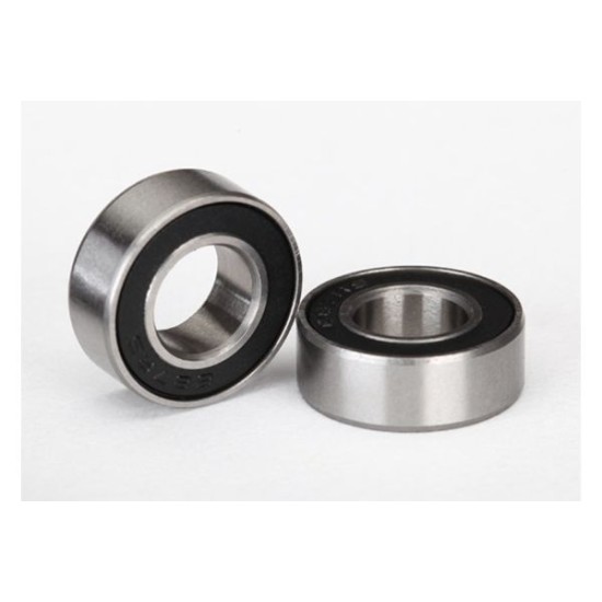 7x14x5mm (2)Ball bearings black rubber sealed 