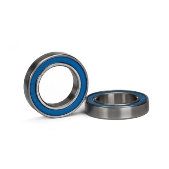 15x24x5mm (2)Ball bearing blue rubber sealed 