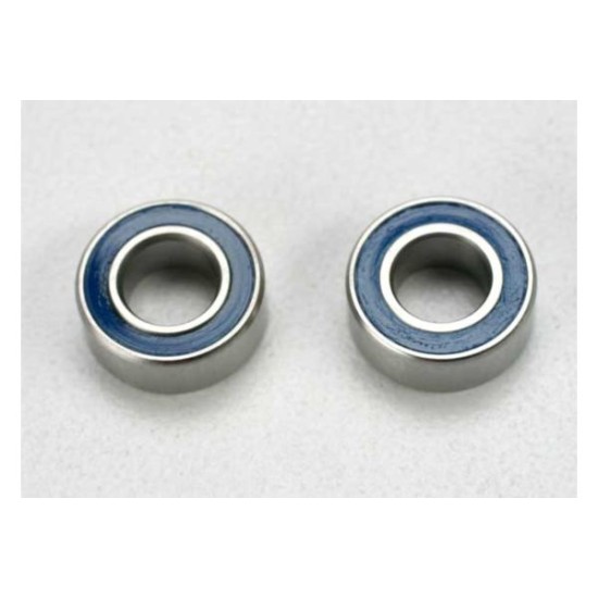 5x10x4mm (2)Ball bearings blue rubber sealed 