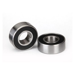 5x11x4mm (2)Ball bearings black rubber sealed 
