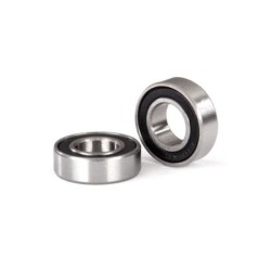 Ball bearings, black rubber sealed (8x16x5mm) (2)