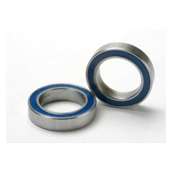 12x18x4mm (2)Ball bearings blue rubber sealed 