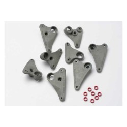 Rocker arm set, progressive-2 (90-T)/ spacers (red aluminum)