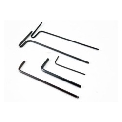 Hex wrenches, 1.5mm, 2mm, 2.5mm, 3mm, 2.5 ball