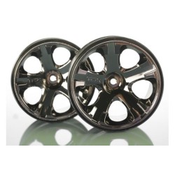 Wheels, All-Star 2.8 (black chrome) (nitro rear/ electric fr