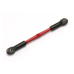 Turnbuckle, aluminum (red-anodized), front toe link, 61mm (1