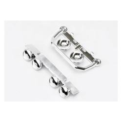 Lightbar, front bumper (chrome) (1), roof lightbar (chrome)