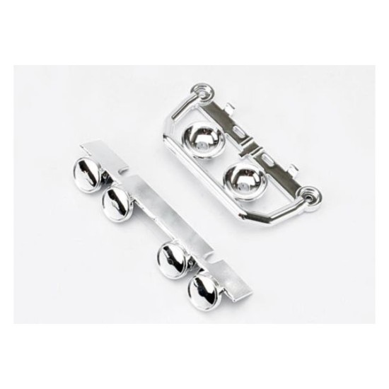 Lightbar, front bumper (chrome) (1), roof lightbar (chrome)