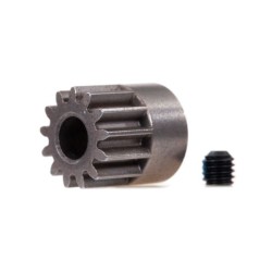 Gear, 13-T pinion (0.8 metric pitch, compatible with 32-pitch) (fits 5mm shaft)/ set screw