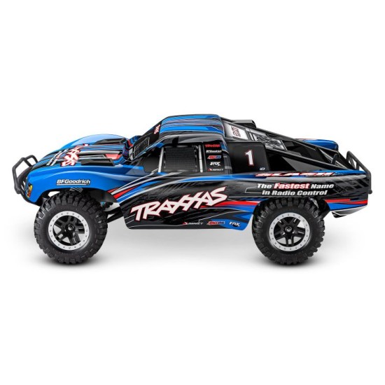Slash 2s Brushless 1/10-Scale 2WD Short Course Racing Truck Blauw Slash 2s Brushless 1/10-Scale 2WD Short Course Racing Truck Blauw