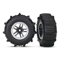 Tires & Wheels, Assembled, Glued Paddle (Sct Split- Black,