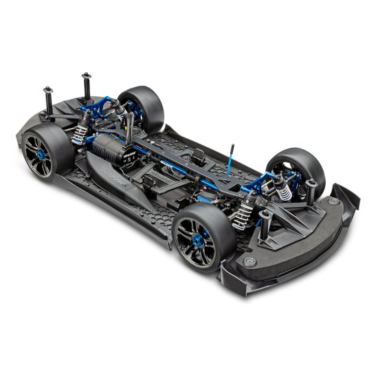 Traxxas XO-1 Supercar 4WD TQi TSM zonder battery en lader blauw