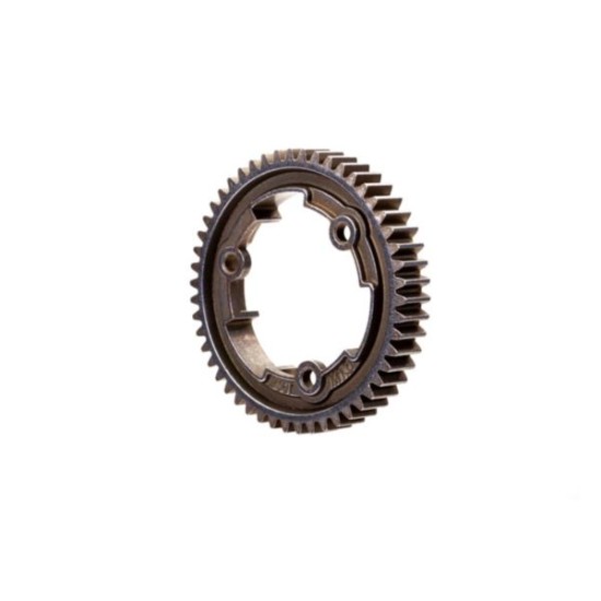 Spur gear, 50-tooth, steel (wide-face, 1.0 metric pitch)