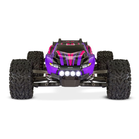 Traxxas Rustler 4x4 XL5 inc LED verlichting, batterij en 12v lader (Roze) Traxxas Rustler 4x4 XL5 inc LED verlichting, batterij en 12v lader (Roze)