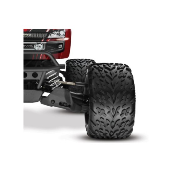 Traxxas Stampede 4x4 VXL rood 1/10 brushless zonder accu en lader
