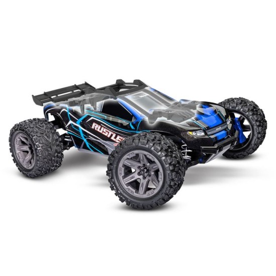 Rustler 4X4 Brushless 2s 1/10-scale 4WD Stadium Truck Blauw