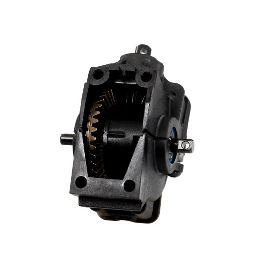 Differential, front (complete with pinion gear and differential plastics) (fits 1/10-scale 4X4 Slash, Stampede, Rustler, Rally)