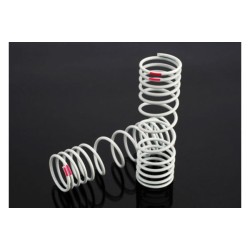 Springs, rear (progressive, +10% rate, pink) (2)