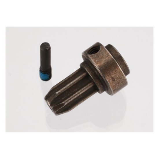 Drive hub, front, hardened steel (1)/ screw pin (1) (fits Sl