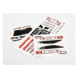 Decal sheets, 1/16 E-Revo VXL