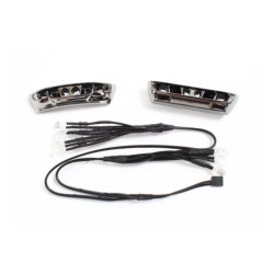 LED lights, light harness (4 clear, 4 red)/ bumpers, front & rear/ wire ties (3)  (requires power supply #7286)