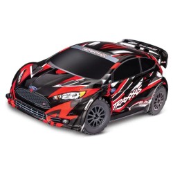 Traxxas Ford Fiesta ST Rally BL-2s - Rood