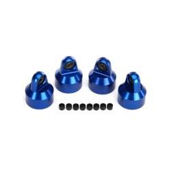 Shock caps, GTX shocks/ springaluminum (blue) (4) spacers(8)