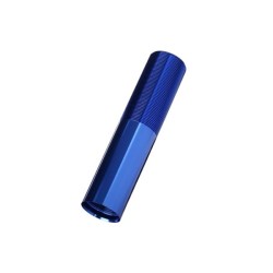 Body, GTX shock (aluminum, blue-anodized) (1)