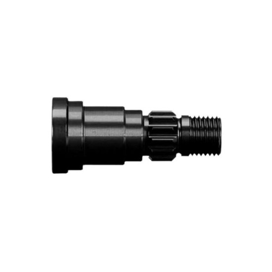 Stub axle, aluminum (black-anodized) (1) (for use only with 7750X or 7896 driveshaft)