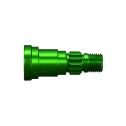Stub axle, aluminum (green-anodized) (1) (for use only with 7750X or 7896 driveshaft)
