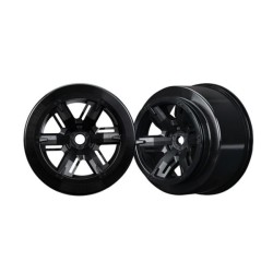 Wheels, X-Maxx, black (left and right)