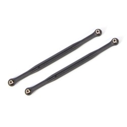 Toe links, 202.5mm (187.5mm center to center) (black) (2) (for use with #7895 X-Maxx, WideMaxx, suspension kit)