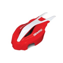 Canopy, front, red/white, Aton
