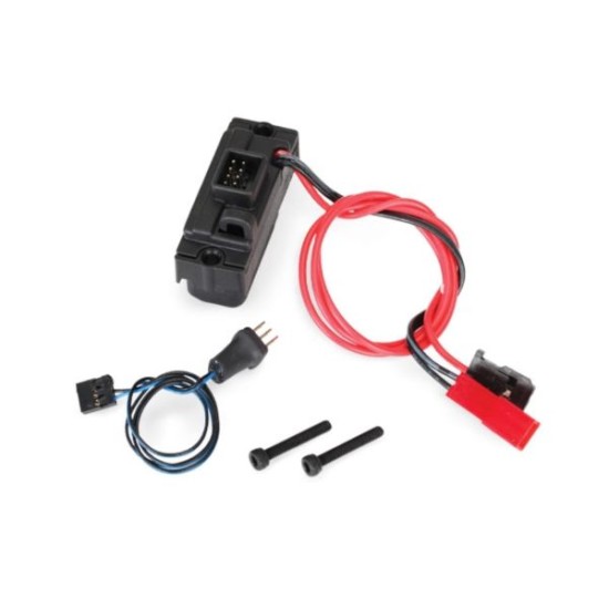 LED lights, power supply (regulated, 3V, 0.5-amp), TRX-4/ 3-