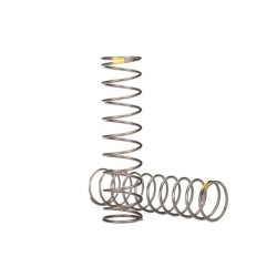Springs, shock (natural finish(GTS) (0.22 rate, yellow strip
