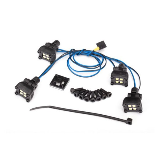 Traxxas TRX-4 sport LED expedition rack scene light kit fits 8111 body requires 8028 power supply