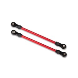 Suspension links, front lower, red (2) (5x104mm, powder coated steel) (assembled