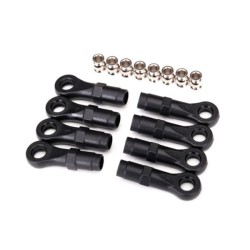 Rod ends, extended (standard (4), angled (4))/ hollow balls (8) (for use with TR