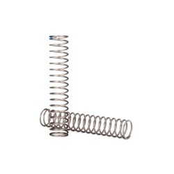 Springs, shock, long (natural finish) (GTS) (0.62 rate, blue stripe) (for use wi